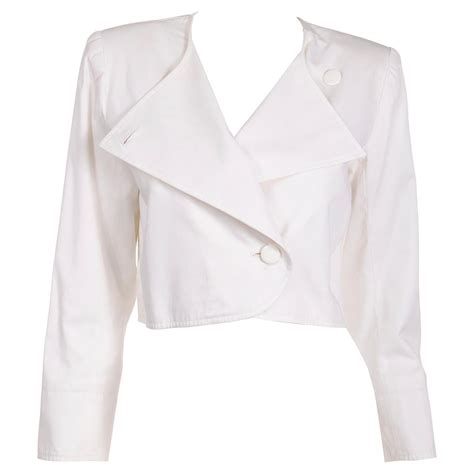 ysl white jacket